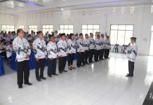 Lantik Pengurus PGRI Nias Utara, Ilyas Sitorus Minta Jaga Kekompakan dan Kebersamaan Dan Teruslah Jadi Pembelajar FOTO: Suasana pelantikan Pengurus PGRI Nias Utara, Sumatera Utara.