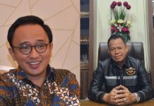 Aldin Bulen Beri Ucapan Selamat Kepada Bambang Haryadi Terpilih Ketua Umum Dekopin FOTO: Ketua Umum terpilih Bambang Haryadi dan Aldin Bulen, Ketua Dekopin Sulawesi Selatan. (Foto Kolase)