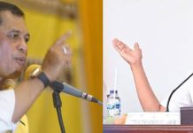 Dana Hibah era NH Diaudit, Bakal Dilaporkan di Kejagung oleh Ketua Dekopin Terpilih FOTO: Dekopin dua kubu versi Nurdin Halid dan Bambang Haryadi. (Kolase)