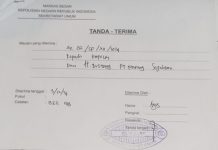 Merasa Ditipu Pemkab Pinrang, Lapor ke Mabes Polri, Pengelola Mal Sejahtera Malah Dijadikan Tersangka FOTO: Tanda bukti laporan polisi H. Bustam ke Mabes Polri. (Sumber penasehat hukum)