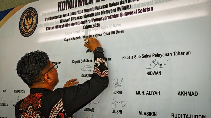 FOTO: Amsar Kepala Rutan Kelas IIB Barru