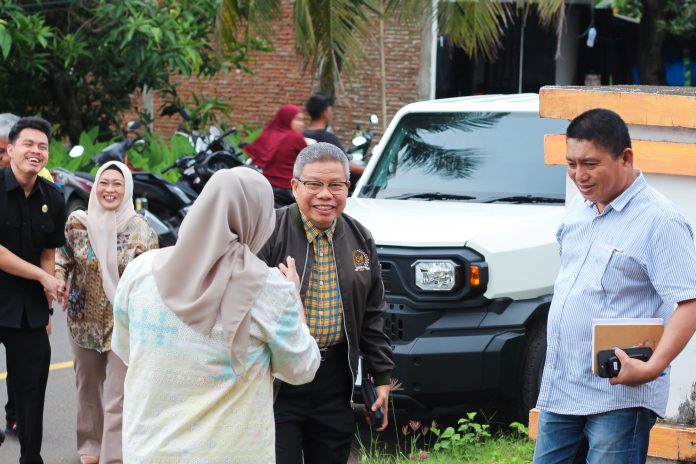 FOTO: Anggota Komisi II Dewan Perwakilan Rakyat Republik Indonesia (DPR RI) Fraksi Partai Golkar, Taufan Pawe, saat kunjungan kerja di Kota Parepare. Selasa 28 Januari 2025.