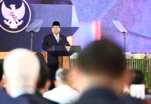 Danantara akan Mengelola Aset BUMN Hingga 900 Miliar Dollar AS FOTO: Presiden Prabowo Subianto saat meluncurkan Danantara (property Seskab)
