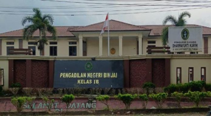 FOTO: Pengadilan Negeri Binjai, Sumatera Utara.