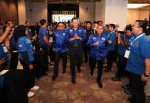 Hadiri Rakernas, AHY Sebut Menteri Ekonomi Kreatif Kader Tulen IMDI FOTO: Ketua Umum DPP Partai Demokrat Agus Harimurti Yudhoyono saat tiba di Rakernas IMDI. (Properti AHY)