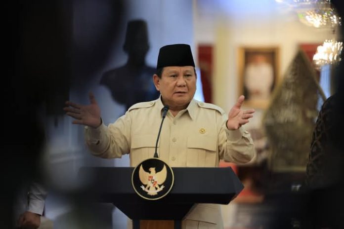 FOTO: Presiden RI Prabowo Subianto (Properti Prabowo Subianto di Facebook)