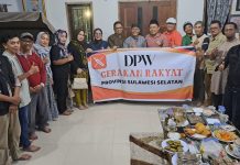 Semangat Perubahan Terus Menyala, DPW GR Sulsel Percepat Konsolidasi Relawan FOTO: Ormas Gerakan Rakyat Sulawesi Selatan saat menggelar buka puasa bersama.