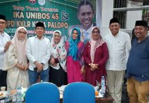 IKA Unibos 45 dan KKLR Kota Palopo Gelar Buka Puasa Bersama FOTO: Pengurus IKA Unibos 45 dan KKLR Kota Palopo usai menggelar buka puasa bersama di kediaman Ir. Haji Jamaluddin Nawir, MM. Minggu (16/3/2025)