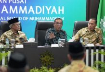 Mendiktisaintek Sarankan PTMA Miliki Muhammadiyah Saintifik Empire FOTO: Mendiktisaintek, Prof. Brian Yuliarto saat berkunjung ke kantor Muhammadiyah Rabu (19/3).