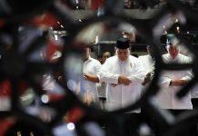 Presiden Salat Idulfitri 1446 H di Masjid Istiqlal Jakarta FOTO: Presiden Prabowo Subianto menunaikan salat Idulfitri 1446 Hijriah di Masjid Istiqlal, Jakarta, pada Senin, 31 Maret 2025. (Foto: BPMI Setpres)