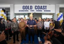 Menko Infra Resmikan Coast International Ferry Terminal di Batam FOTO: Menko Bidang Infrastruktur dan Pembangunan Kewilayahan, Agus Harimurti Yudhoyono (AHY), Meresmikan Coast International Ferry Terminal di Batam, Kepulauan Riau, Senin kemarin (14/4/2025). (Properti AHY via Facebook)