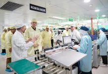 Menko Infra AHY Berkunjung ke Industri Elektronik Padat Karya di Batam FOTO: Menteri Koordinator Bidang Infrastruktur dan Pembangunan Kewilayahan, Agus Harimurti Yudhoyono saat berkunjung ke PT Sat Nusapersada, Tbk di Batam. (Properti AHY via Facebook)