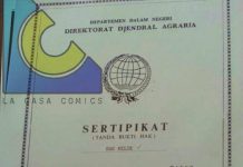 Warga yang Miliki Sertipikat Tanah Terbit Sebelum Tahun 1997 Bergambar Bola Dunia Segera ke Kantah Setempat FOTO: Ilustrasi sertipikat tanah bergambar bola dunia. (Istimewa)