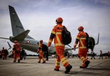 Jalankan Misi Kemanusiaan di Tengah Idulfitri, Prajurit Yonif 318 Divif 1 Kostrad Dikirim ke Myanmar FOTO: Gelombang 2 Satgas Bantuan Kemanusiaan ke Myanmar pada Selasa (1/4/2025). (Istimewa)