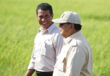 Presiden Prabowo Tunjuk Mentan Amran Jabat Kepala Bapanas Gantikan Arief Prasetyo FOTO: Mentan Andi Amran Sulaiman mendampingi Presiden Prabowo Subianto kunker ke Kabupaten Merauke. (Properti Kementan)