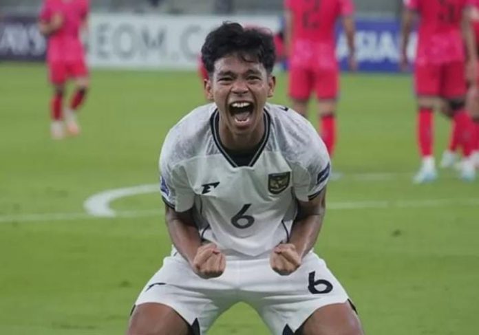 IMG-20250408-WA0020 FOTO: Evandra Florasta (6) pemain gelandang Timnas U-17, Sumbang 2 gol saat Indonesia Vs Yaman berkesudahan 4 - 1. (Istimewa)