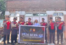 Samapta Polres Situbondo Lakukan Aksi Sosial dengan Program Padi Berkah