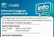 Pengumuman Bagi Warga Palopo: Informasi Ganguan Layanan Air 1 April 2025