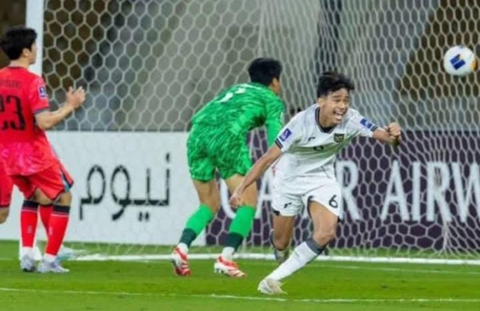 IMG-20250413-WA0020 FOTO: Evandra Florasta usai mencetak gol ke gawang Timnas U-17 Yaman dalam lanjutan babak penyisihan Grup C AFC U-17 Asian Cup 2025 , Indonesia memetik kemenangan 4-1. (Istimewa)