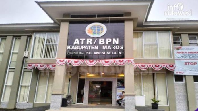 IMG-20250416-WA0257 FOTO: Kantor BPN Maros, Provinsi Sulawesi Selatan. (Istimewa)