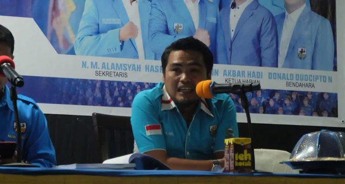 FOTO: Syamsul Bahri Majjaga, Pelaksana Tugas (Plt) Ketua DPD II KNPI Kota Makassar.