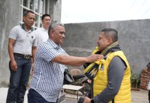 Jelang Musda Golkar Sulsel, APPI Mulai Roadshow, IAS, NH dan Keluarga Yasin Limpo Bakal Menyatu Dukung Adnan? FOTO: Ketua DPD II Golkar Wajo dr Baso Rahmanuddin saat menerima kedatangan Ketua DPD Golkar Makassar, Munafri Arifuddin (Properti via Facebook @Munafri "Appi" Arifuddin)