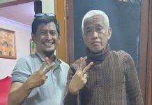 DPW Gibran Center Sulawesi Selatan Pasang Badan Untuk Wapres Gibran FOTO: Sekertaris Gibran Center Sulsel, Illank Rajab bersama paman dari Wakil Presiden Gibran Rakabuming Raka.