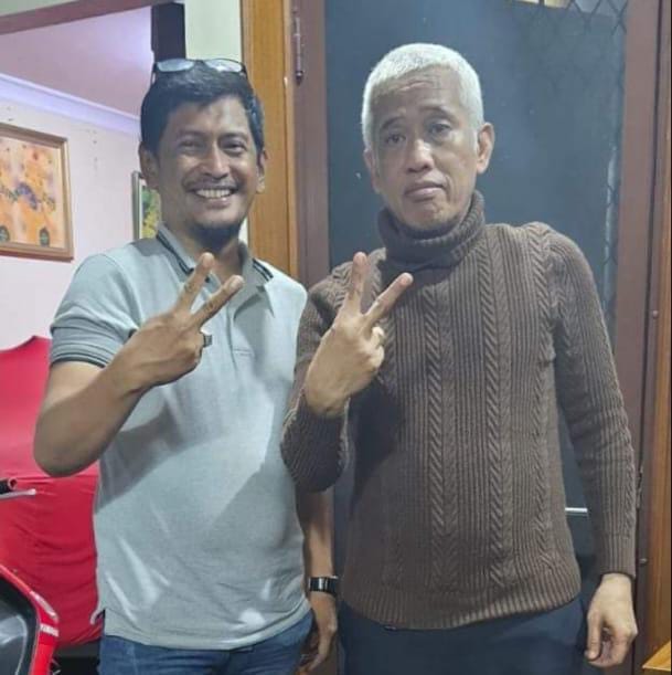 IMG-20250502-WA0179 FOTO: Sekertaris Gibran Center Sulsel, Illank Rajab bersama paman dari Wakil Presiden Gibran Rakabuming Raka.