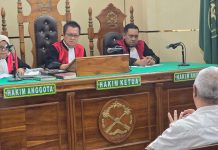 Perkara Dugaan Dosen Bunuh Suami, Ahli Pidana: Mengarah ke Pembunuhan Berencana FOTO: Saksi ahli pidana dari Universitas Sumatera Utara (UMSU), Dr Alfi Sahari, SH, MHum dalam perkara dugaan pembunuhan terhadap Rusman Maralen Situngkir oleh istrinya yang juga oknum dosen, Dr Tiromsi Sitanggang.