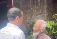 Jokowi Temui Dosen Pembimbing Akademiknya, Netizen Riuh, Roy Suryo Jadi Sasaran FOTO: Hasil tangkapan layar dari akun Facebook Joko Widodo