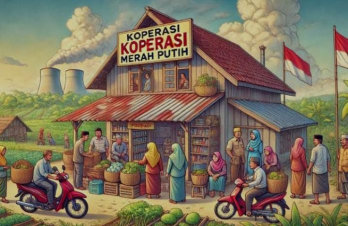 FOTO: Ilustrasi Koperasi Merah Putih (istimewa)