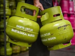 Pemerintah Siapkan Skema Pengganti LPG, Nantinya Emak Emak Memasak Gunakan CNG FOTO: Ilustrasi Gas 3 Kg (Antara)
