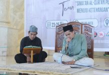 Rayakan Syiar Islam FKMA As’adiyah Cabang Makassar Gelar Sima’an Al-Qur’an 30 Juz FOTO: Abdul Bary Yusuf Mohamad, hafidz kebanggaan kota Makassar.