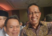 Pengukuhan dan Rapimnas, Aldin Bulen: Hanya Satu Pengurus Dekopin FOTO: Menteri Hukum Supratman Andi Agtas bersama dengan Ketua Dekopin Sulawesi Selatan Dr C Drs H. Aldin Bulen, SH,.MH.