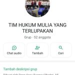 Merasa Dilupakan, Grup WhatsApp Tim Hukum Berubah Nama Jadi “Tim Hukum MULIA Yang Terlupakan” FOTO: Tangkap layar dari grup WhatsApp Tim hukum pasangan calon wali kota dan wakil wali kota Makassar (MULIA) nama grup mendadak berubah menjadi "Tim Hukum Mulia Yang Terlupakan".