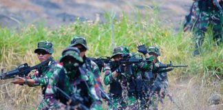 Kebijakan Pembentukan Batalyon-Batalyon Baru TNI FOTO: Prajurit TNI AD saat melakukan latihan pertempuran. (Properti Puspen TNI)