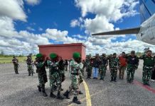 Satu Anggota TNI Gugur di Yahukimo, Jubir TPNPB-OPM: 1 Agen Intelijen Tewas FOTO:Pusat Penerangan (Puspen) TNI menyampaikan bela sungkawa atas gugurnya Serka SM, prajurit yang gugur setelah diserang Organisasi Papua Merdeka (OPM) di Jembatan Kali Biru, Distrik Dekai, Kabupaten Yahukimo, Papua Pegunungan, Senin (16/6) WIT. (Foto: Dok. Puspen TNI)