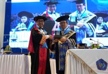 Rektor Unhas: Unismuh Harus Jadi Pemain Global FOTO: Rektor Universitas Hasanuddin (Unhas) Prof Jamaluddin Jompa dan Rektor Unismuh Makassar Dr Abdul Rakhim Nanda.