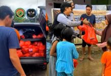 Jelang Perayaan 1 Muharam Tahun Baru Islam 1447 Hijiriah Tahun 2025, GAPAI Sumut Gelar Bakti Sosial FOTO: Gerakan Antin Penistaan Agama (GAPAI) Sumatera Utara, Wisyral Valencky alias Ical saat menggelar bakti sosial di kota Medan Sumatera Utara.