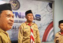 Perkemahan Satya Dharma Bhakti Pemasyarakatan, Momentum Tingkatkan Kualitas Kepribadian Warga Binaan FOTO: Kepala Rutan Klas IIB Barru Amsar saat mengikuti Perkemahan Satya Dharma Bhakti Pemasyarakatan yang dilaksanakan di Lembaga Pemasyarakatan (Lapas) Kelas IIA Cibinong secara virtual pada 23-25 Juni 2025.
