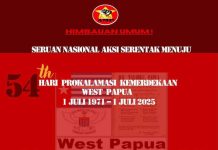 AMP Serukan Aksi Peringati Hari Proklamasi Kemerdekaan Papua Bersamaan HUT Bhayangkara, BMI: UNRAS Wajib Dibubarkan FOTO: Player seruan aksi unjuk rasa oleh Aliansi Mahasiswa Papua