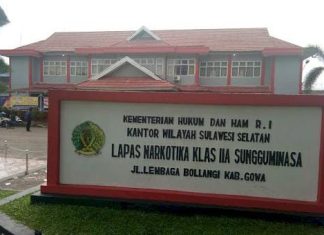 Bandar Besar Atur Pegawai untuk Pindahkan WBP dari Lapas Narkotika ini Kata Kalapas Bolanggi FOTO: Lapas Narkotika Klas IIA Bollangi, Sungguminasa, Kabupaten Gowa, Sulawesi Selatan (Properti Ditjenpas)