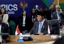 Hadir di KTT BRICS ke-17 di Brasil, ini Kata Presiden Prabowo FOTO: Presiden Prabowo Subianto menghadiri Konferensi Tingkat Tinggi (KTT) BRICS ke-17 yang dipimpin oleh Presiden Republik Federasi Brasil di Museum of Modern Art, Rio de Janeiro, Brasil, 6 Juli 2025. (Properti via Facebook Presiden Prabowo Subianto)