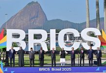 Airlangga: BRICS Kini Lebih Tinggi Dibandingkan Forum G7 FOTO: Para pimpinan negara yang hadir di KTT BRICS di Brasil, (Properti via Facebook)