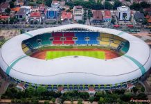 Stadion Patriot di Bekasi Jadi Ajang AFF U-23 Grup B dan C FOTO: Stadion Patriot di Bekasi, Jawa Barat menjadi tuan rumah pertandingan ASEAN U-23 Championship 2025. (Properti via Facebook)