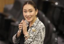 MK Thailand Menskors Perdana Menteri Paetongtarn Shinawatra dari Jabatannya FOTO: Perdana Menteri Thailand Paetongtarn Shinawatra resmi diskors dari jabatannya oleh Mahkamah Konstitusi Thailand pada Selasa (1/7/2025), (Sakchai Lalit/AP)