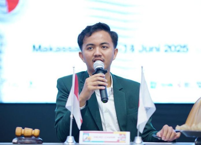IMG-20250709-WA0298 FOTO: Presiden Mahasiswa Universitas Islam Negeri Alauddin Makassar (PRESMA UINAM), Muh. Zulhamdi Suhafid,