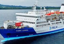 Pemerintah Wacanakan Buka Jalur Laut sebagai Alternatif Transportasi Pelaksanaan Ibadah Umrah dan Haji FOTO: Ilustrasi Kapal PELNI KM Dorolonda. (Dok PELNI)