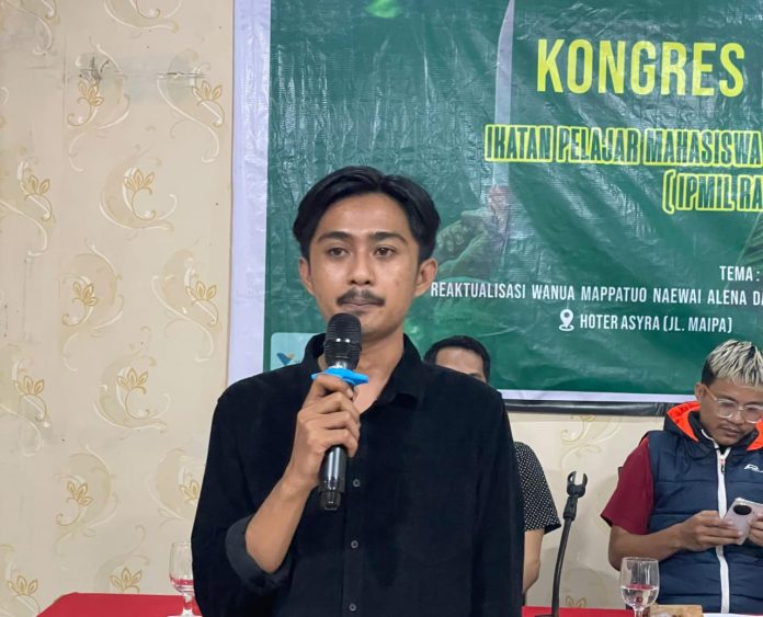 IMG-20250710-WA0165 FOTO: Mahasiswa Universitas Islam Negeri (UIN) Alauddin Makassar Abdul Hafid terpilih sebagai Ketua Umum Pengurus Besar Ikatan Pelajar Mahasiswa Indonesia Luwu Raya atau PB Ipmil Raya. (Istimewa)