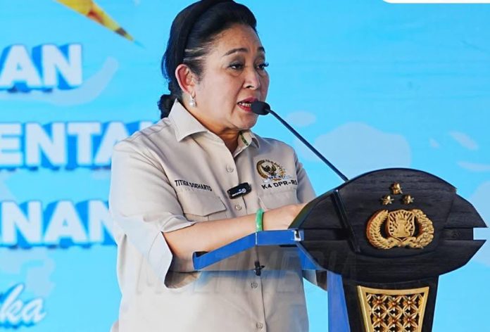 IMG-20250714-WA0525 FOTO: Ketua Komisi IV DPR RI, Siti Hediati Soeharto atau akrab disapa Titiek Soeharto. (Properti Humas Polri)
